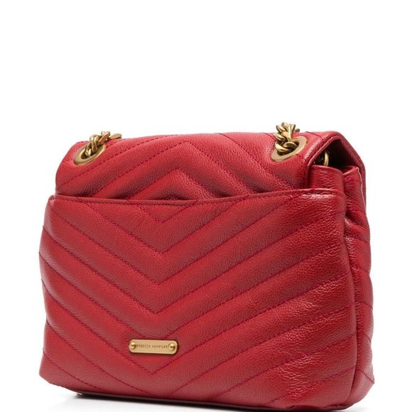 Rebecca Minkoff Handbags - Rebecca Minkoff matelassé chain-link crossbody bag